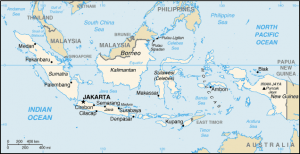Carte de l'Indonésie